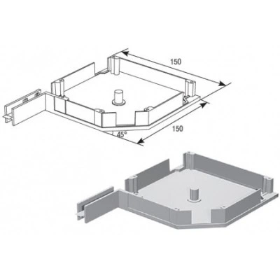 ДорХан Крышка боковая RK15039 GOLDEN OAK