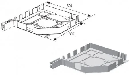 ДорХан Крышка боковая RK30006 синяя