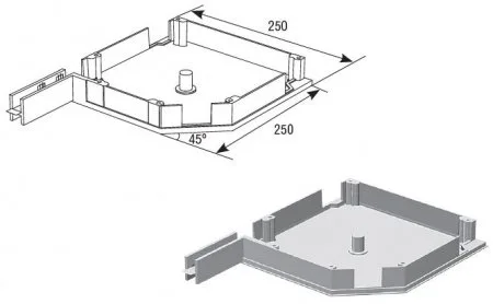 ДорХан Крышка боковая RK250S07 бордо