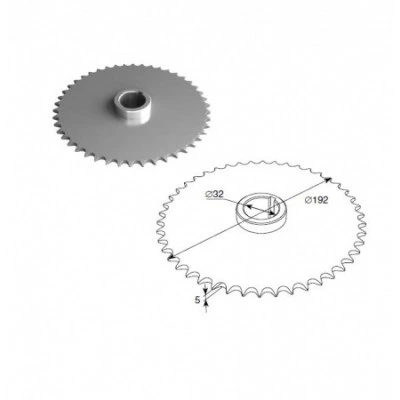 ДорХан Звездочка для вала 1.25" в сборе, DH25119