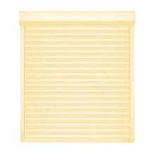 ДорХан Рольставни 2000х1100 цвета RAL 1014 (бежевый) взломостойкие без автоматики