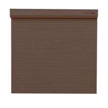 ДорХан Рольворота 3500х1000 цвета RAL 3000 (коричневый) взломостойкие с автоматикой