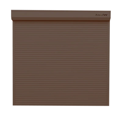 ДорХан Рольворота 2800х1500 цвета RAL 3000 (коричневый) взломостойкие с автоматикой