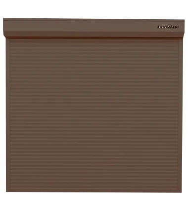 ДорХан Рольворота 5000х1200 цвета RAL 3000 (коричневый) невзломостойкие с автоматикой