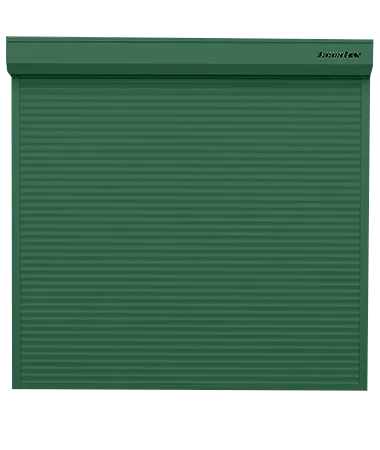 ДорХан Рольворота 3800х1000 цвета RAL 6005 (зелёный) невзломостойкие с автоматикой