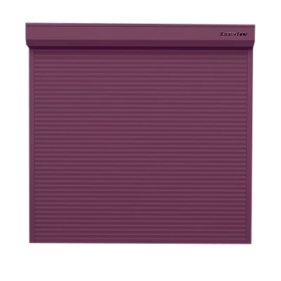 ДорХан Рольворота 2100х1600 цвета RAL 3005 (бордовый) невзломостойкие без автоматики