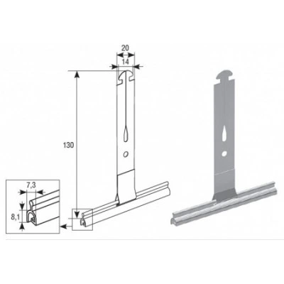 ДорХан Пружина тяговая RS130, RS130