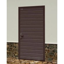 ДорХан Дверь DoorHan/880/2050/УЛЬТРА(B)/475/8017 доска/9003 доска/левая/с угловой рамой/серебро/ключ-ключ, DUB-880/475/8017/9003/N/L