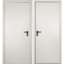 ДорХан Дверь DoorHan/780/2050/Противопож.EI60/одност./глухая/глад./глад./RAL7035/прав./угл. рама, DPG60/780/2050/7035/R/N