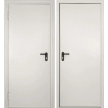 ДорХан Дверь DoorHan/880/2050/Противопож.EI60/одност./глухая/глад./глад./RAL7035/лев./угл. рама, DPG60/880/2050/7035/L/N