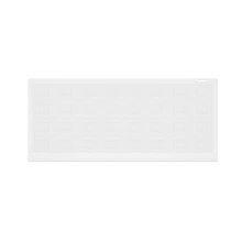 ДорХан Откатные ворота 2700х1400 цвета RAL 9003 (белый) с дизайном 'филенка' без автоматики