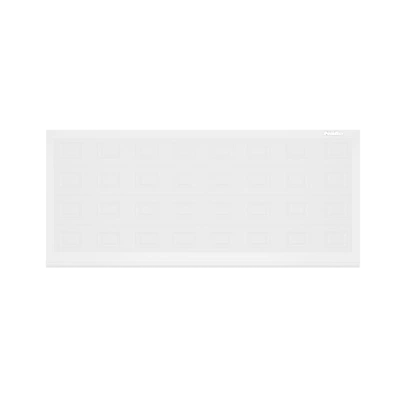 ДорХан Откатные ворота 4500х1400 цвета RAL 9003 (белый) с дизайном 'филенка' без автоматики