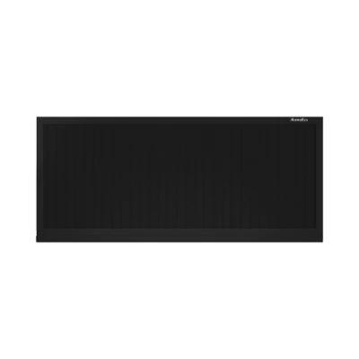 ДорХан Откатные ворота 3100х1400 цвета RAL 7016 (антрацит) с дизайном 'доска' без автоматики