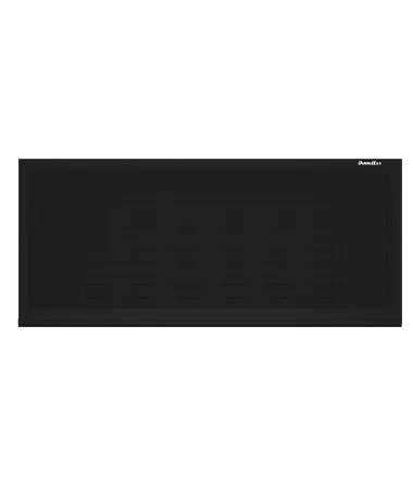 ДорХан Откатные ворота 3800х2000 цвета RAL 7016 (антрацит) с дизайном 'филенка' без автоматики