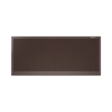 ДорХан Откатные ворота 3500х1200 цвета RAL 8017 (коричнево-красный) с дизайном 'доска' без автоматики