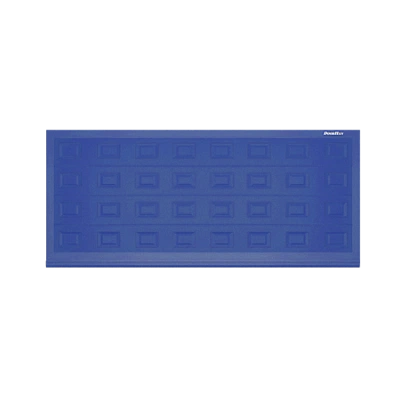 ДорХан Откатные ворота 4400х1800 цвета RAL 5005 (синий) с дизайном 'филенка' с автоматикой