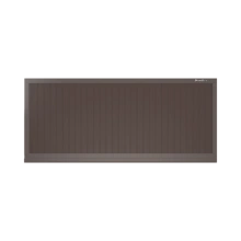 ДорХан Откатные ворота 4500х2000 цвета RAL 3000 (коричневый) с дизайном 'доска' с автоматикой