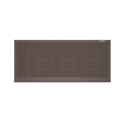 ДорХан Откатные ворота 4900х1500 цвета RAL 3000 (коричневый) с дизайном 'филенка' с автоматикой ДорХан Откатные ворота 4900х1500 цвета RAL 3000 (коричневый) с дизайном 'филенка' с автоматикой