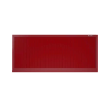 ДорХан Откатные ворота 3000х1000 цвета RAL 3000 (красный) с дизайном 'доска' с автоматикой