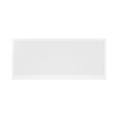 ДорХан Откатные ворота 3900х1700 цвета RAL 9003 (белый) с дизайном 'доска' с автоматикой