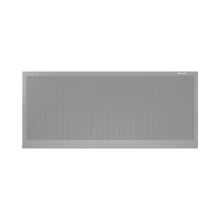ДорХан Откатные ворота 4500х1300 цвета RAL 7004 (серый) с дизайном 'доска' с автоматикой