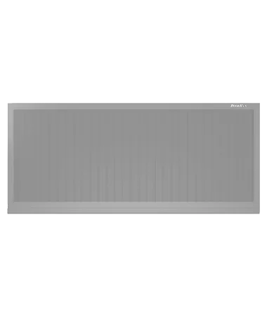 ДорХан Откатные ворота 4700х1400 цвета RAL 7004 (серый) с дизайном 'доска' с автоматикой