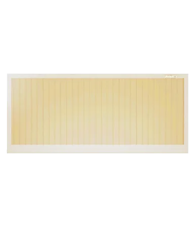 ДорХан Откатные ворота 2800х2000 цвета RAL 1014 (бежевый) с дизайном 'доска' с автоматикой