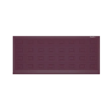 ДорХан Откатные ворота 2700х1000 цвета RAL 3005 (бордовый) с дизайном 'филенка' с автоматикой