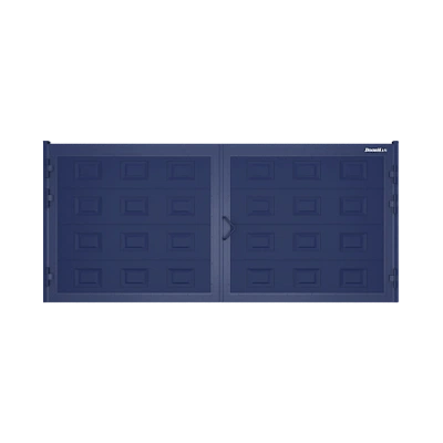 ДорХан Распашные ворота 4400х1300 цвета RAL 5005 (синий) с дизайном 'доска' без автоматики ДорХан Распашные ворота 4400х1300 цвета RAL 5005 (синий) с дизайном 'доска' без автоматики