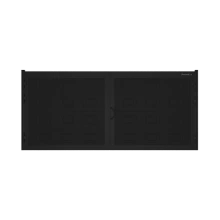ДорХан Распашные ворота 4200х1700 цвета RAL 7016 (антрацит) с дизайном 'филенка' без автоматики