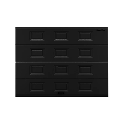 ДорХан Секционные ворота стальные 4700х2500 цвета RAL 7016 (антрацит) с дизайном 'филенка' без автоматики ДорХан Секционные ворота стальные 4700х2500 цвета RAL 7016 (антрацит) с дизайном 'филенка' без автоматики