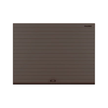 ДорХан Секционные ворота стальные 2300х2300 цвета RAL 3000 (коричневый) с дизайном 'доска' с автоматикой