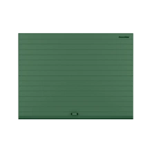 ДорХан Секционные ворота стальные 4700х2800 цвета RAL 6005 (зелёный) с дизайном 'доска' с автоматикой