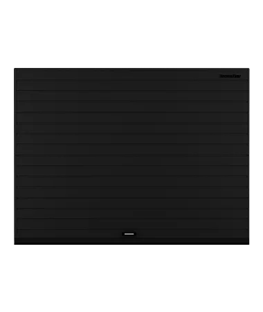 ДорХан Секционные ворота стальные 5000х2600 цвета RAL 7016 (антрацит) с дизайном 'доска' с автоматикой