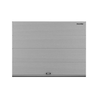 ДорХан Секционные ворота стальные 4600х3000 цвета RAL 7004 (серый) с дизайном 'волна' без автоматики
