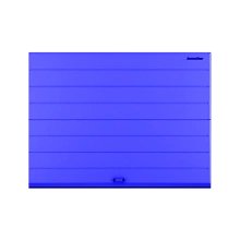 ДорХан Секционные ворота стальные 4600х2200 цвета RAL 5005 (синий) с дизайном 'широкая центральная полоса' с автоматикой