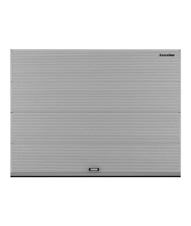 ДорХан Секционные ворота стальные 2300х2900 цвета RAL 7004 (серый) с дизайном 'волна' с автоматикой