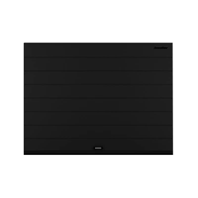 ДорХан Секционные ворота стальные 4400х2700 цвета RAL 7016 (антрацит) с дизайном 'широкая центральная полоса' с автоматикой