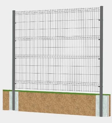 ДорХан Система ограждений 30000х2050 цвета RAL 7004 (серый)